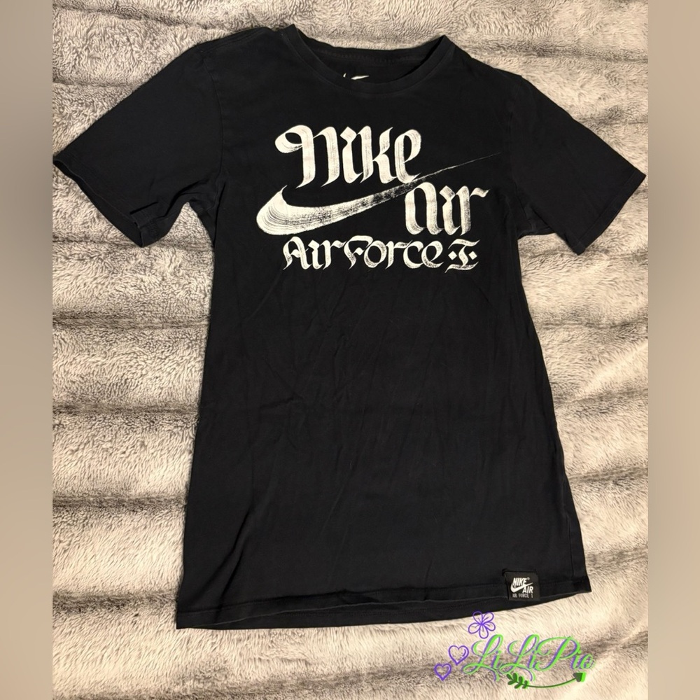 Nike Black Air Force 1 Graphic Tee